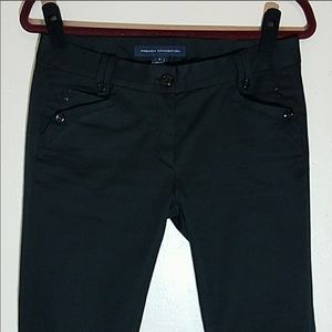 French Connection black straight leg pants